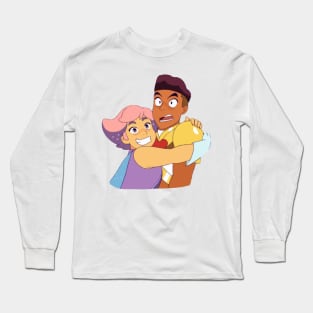 Glimmer & Bow Hug | She-Ra and the Princesses of Power Long Sleeve T-Shirt